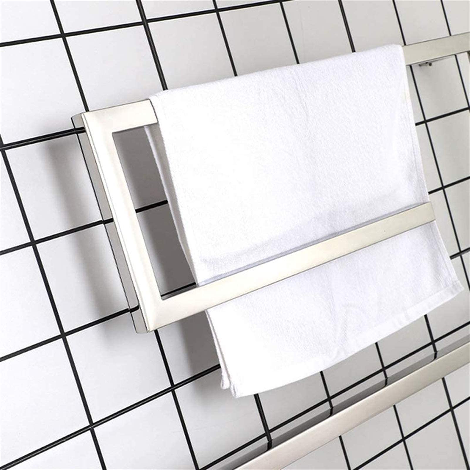 Toallero eléctrico de Pared de Acero Inoxidable 304 para baño, Cocina y Hotel.
