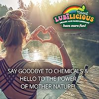 Vista 6 de Lubilicious - Lubricante a base de agua de 3.2 onzas, gel lubricante orgánico de aloe para privacidad, lubricante orgánico con infusión de ácido