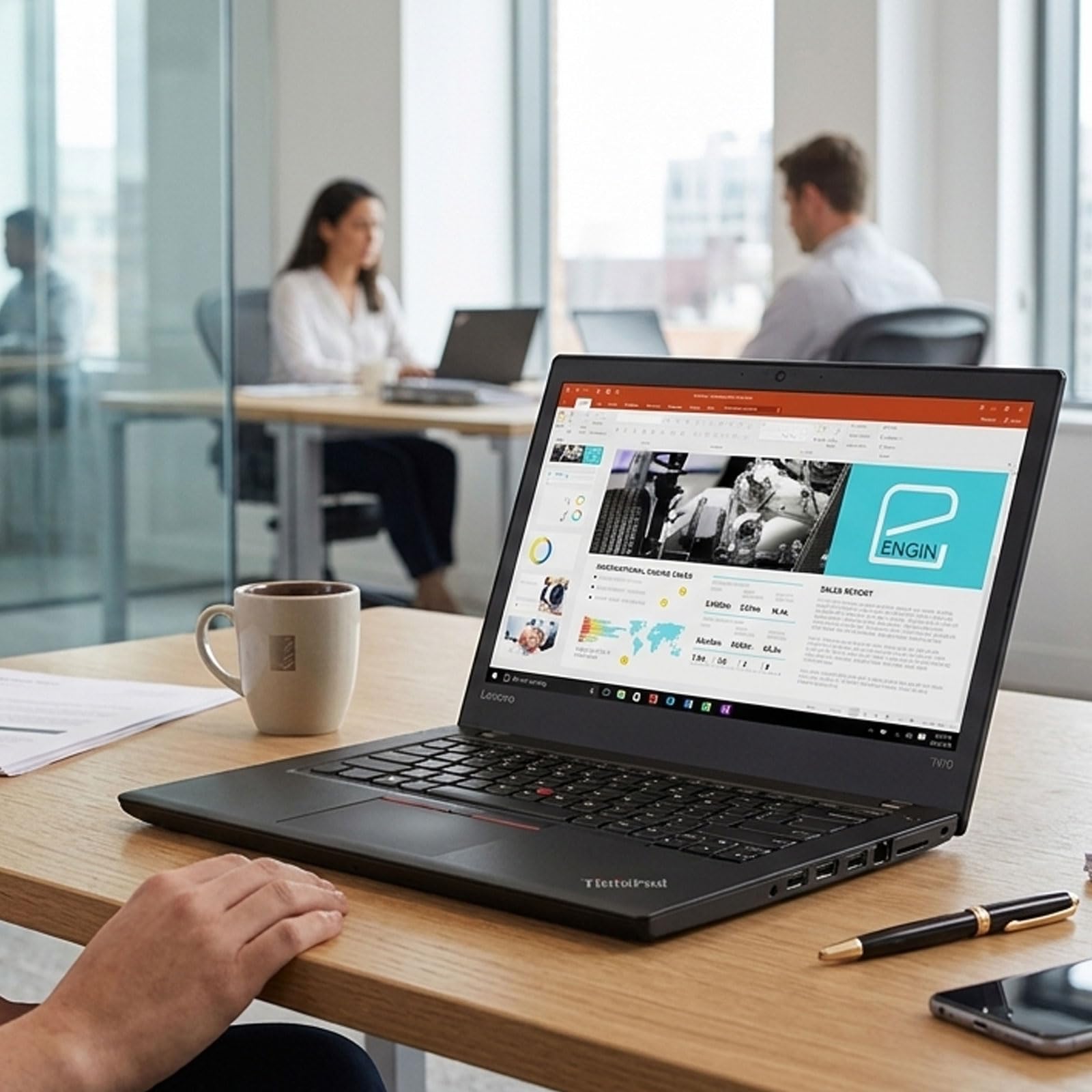 Lenovo ThinkPad 14" Notebook Intel i5 6th, RAM 8GB, SSD 256GB, Win 11 Pro | WiFi, Portátil Business Listo para Usar Oficina y Smart Working, Probado y Certificado (Reacondicionado)