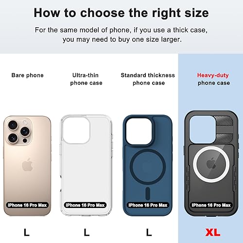 Miniatura 3 de Funda para teléfono celular con tarjetero y clip para cinturón para hombres para iPhone 16 15 14 13 12 11 Pro 16e Samsung Galaxy S25 S24 S23 S22