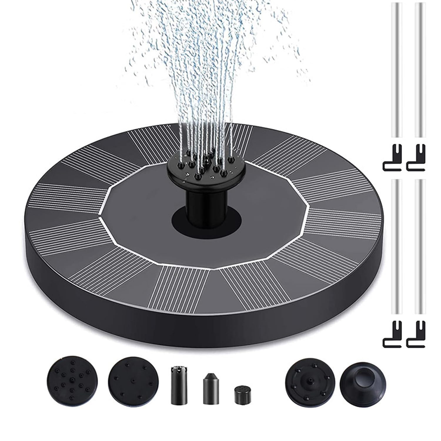 Pompe à eau solaire pour fontaine de cour et animation d'étang extérieur SF-08