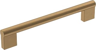 Amerock | Cabinet Pull | Champagne Bronze | 6-5/16 inch (160 mm) Center-to-Center | Versa | 1 Pack | Drawer Pull | Cabinet Handle | Cabinet Hardware