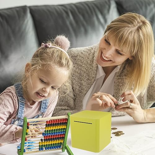 Miniatura 4 de ibasenice Alcancias de Dinero para adultos, alcancía de acero inoxidable, caja de dinero personal, caja de dinero irrompible de metal para adultos,