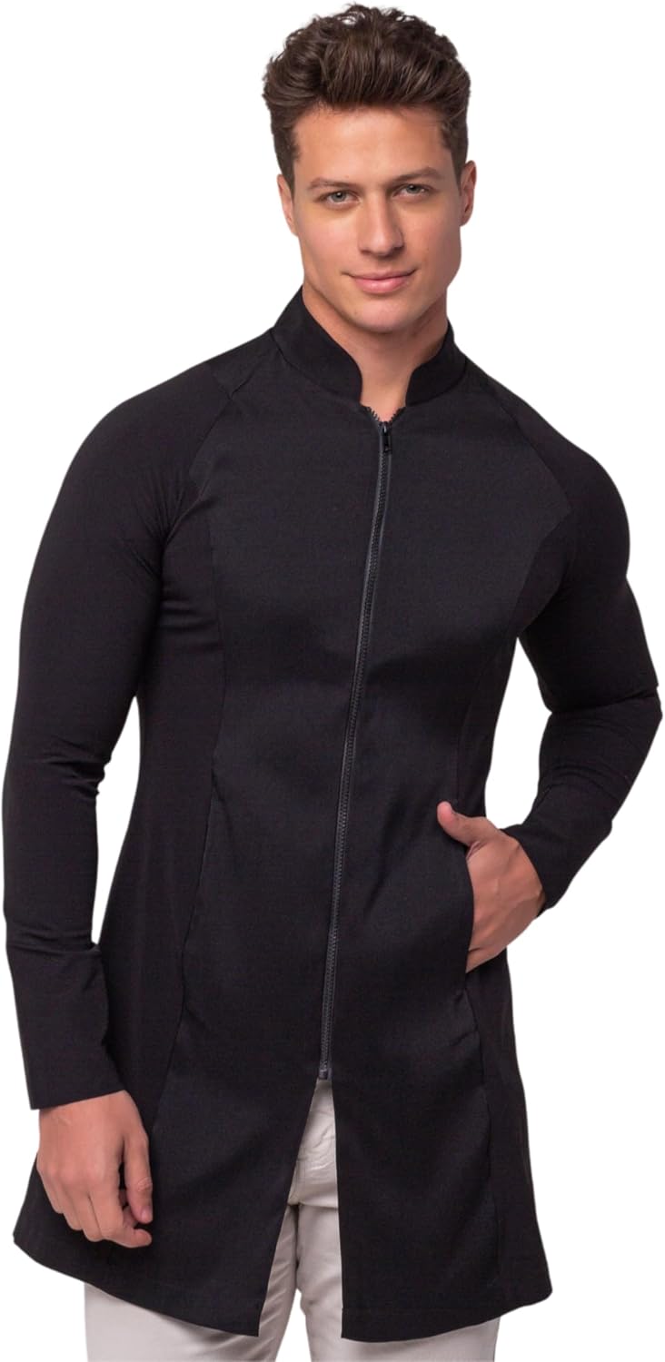 Noah Men's Lab Coat, Professional Medical Wear – Tailored, Breathable & Professional