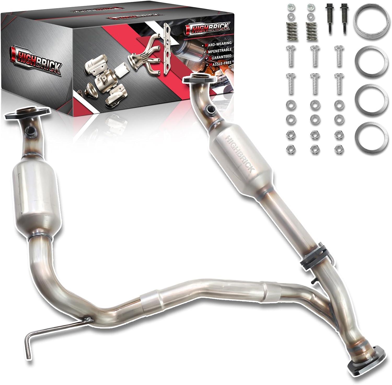 2PCS Catalytic Converter Kit Compatible with 2005-2015 Toyota Tacoma 4.0L (EPA Compliant)