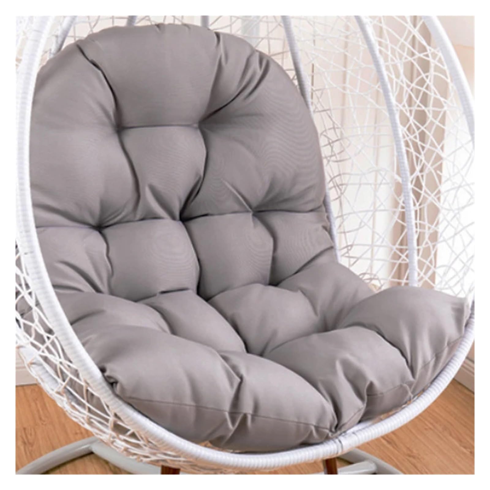 RRYPBOVG Hanging Chair Cushion 120x80cm Swing Hanging Basket Seat Cushion Hammock Egg Chair Pad Outdoor Garden Balcony Thicken Rocking Swing Chairs Cushion(5 Without Chair)