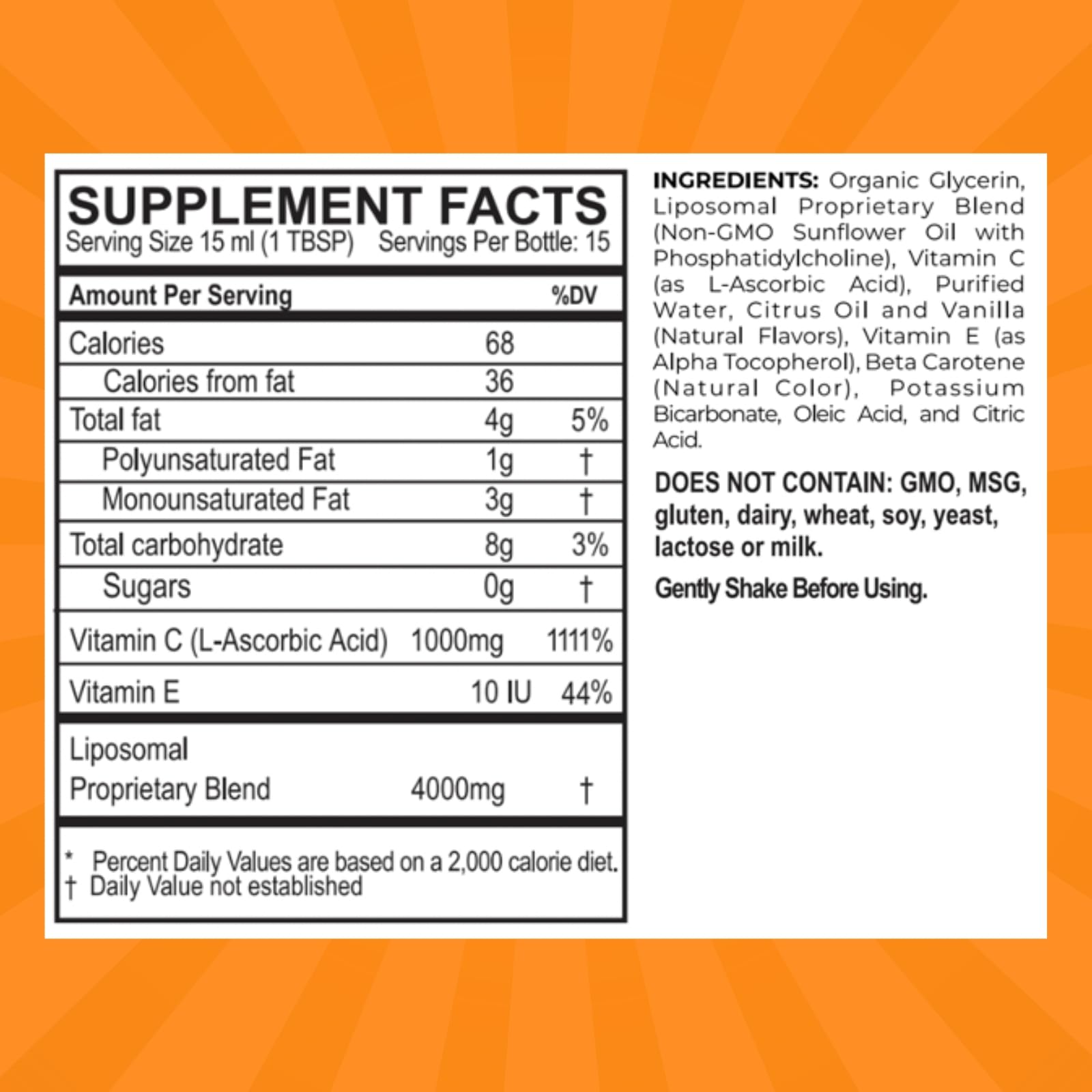 PURALITY HEALTH Liposomal VitaminC 1000mg Liquid for Immune Support, 8 Floz — Amazon image 4