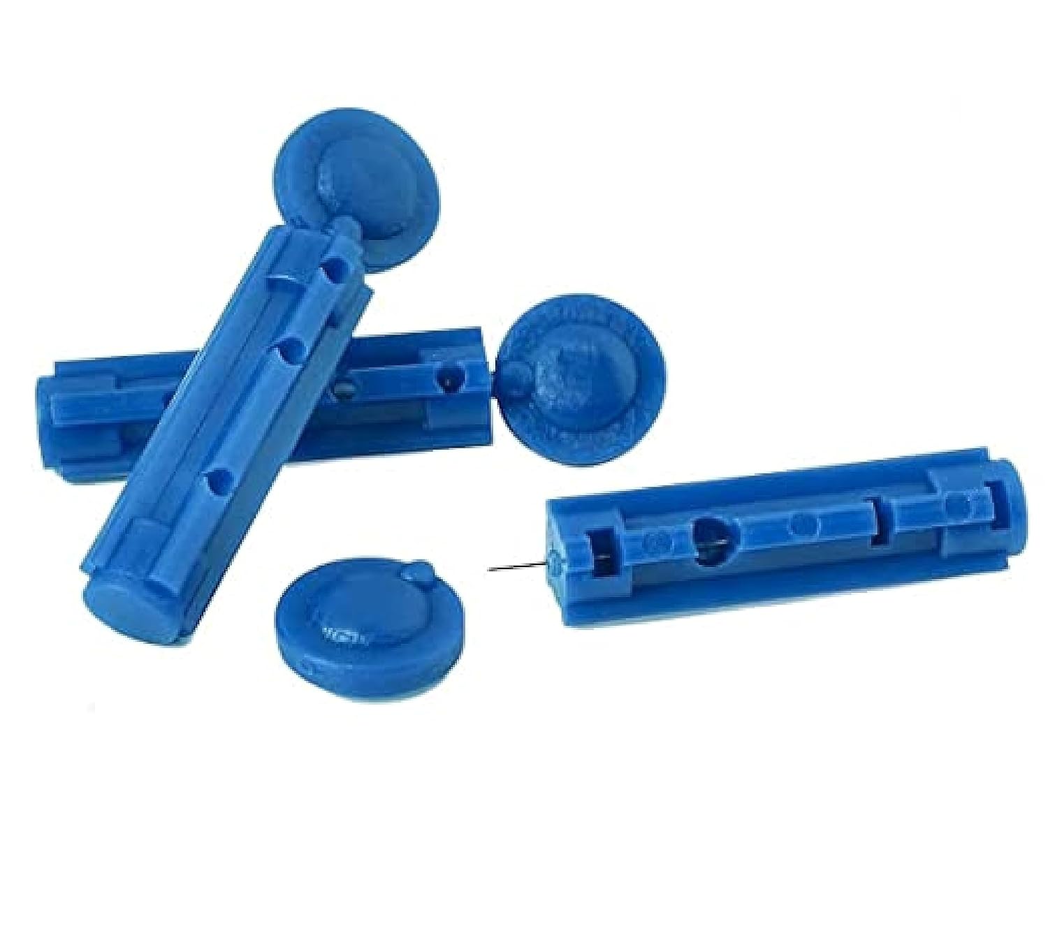 GOXNOR Round Blood Lancet 100 Pieces, Round Lancet Needle 100, Round Glucometer Lancets (100)