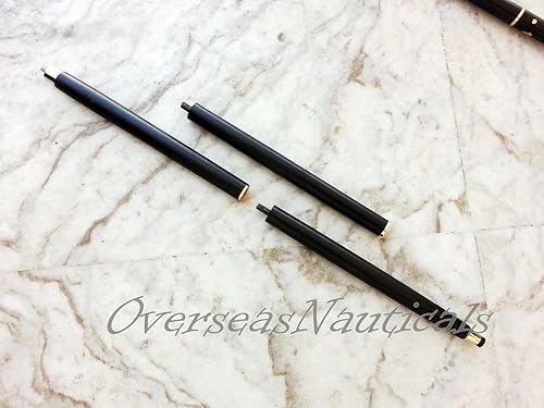 Miniatura 2 de Bastón de madera con mango de diseño de latón de estilo antiguo