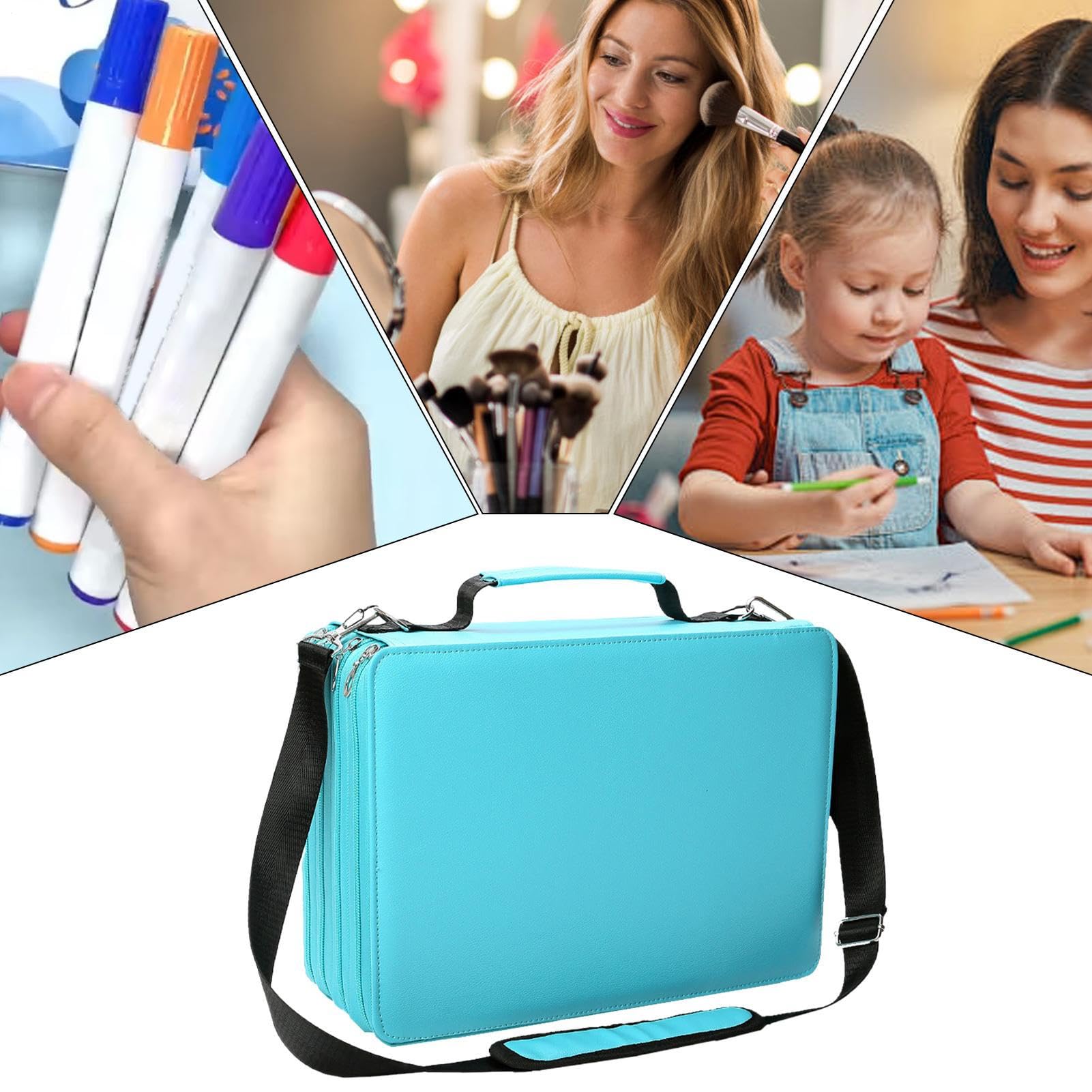 Astuccio Porta Pennarelli Grande Capacità E Portatile