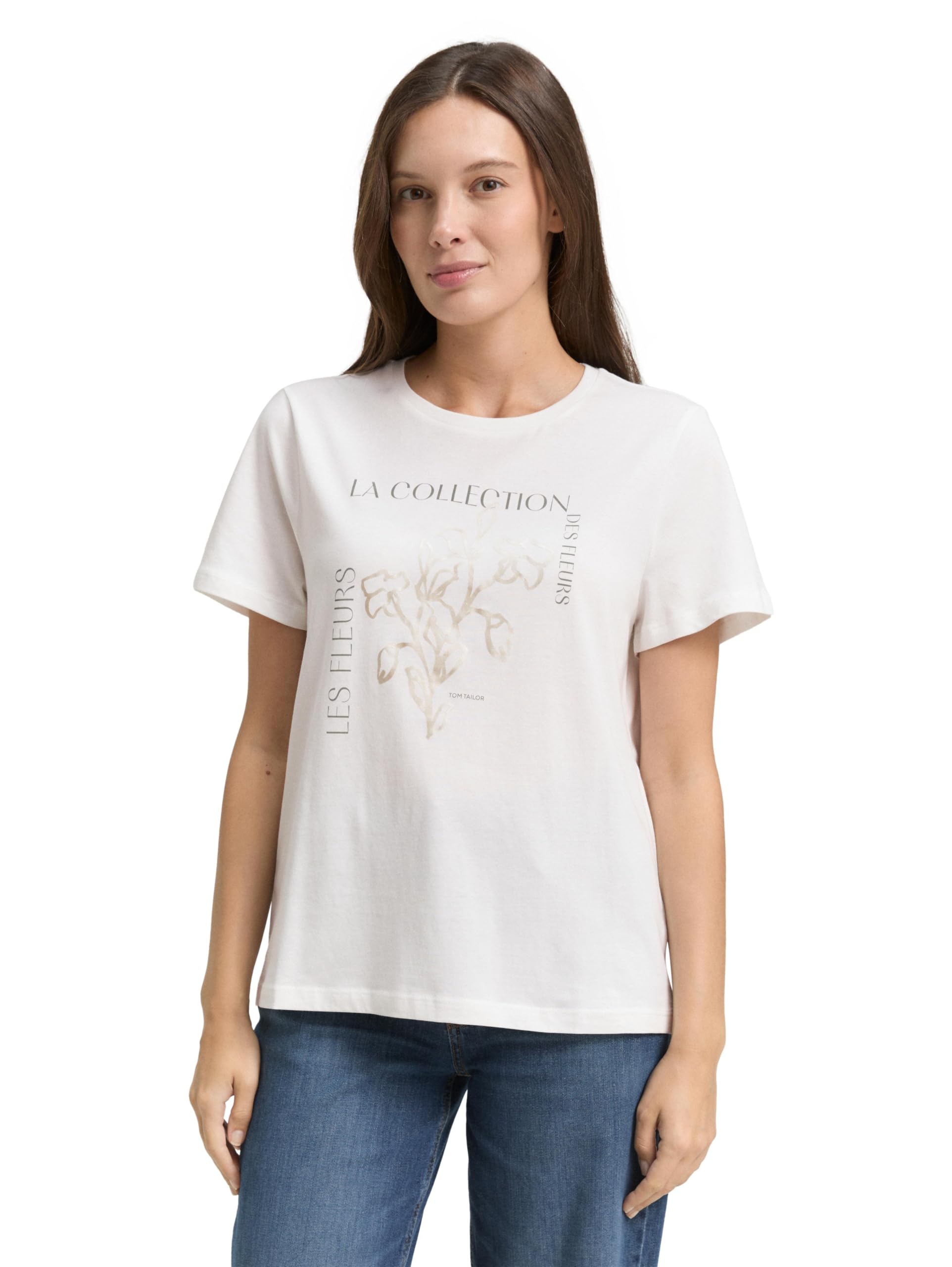 TOM TAILOR Damen T-Shirt mit Print