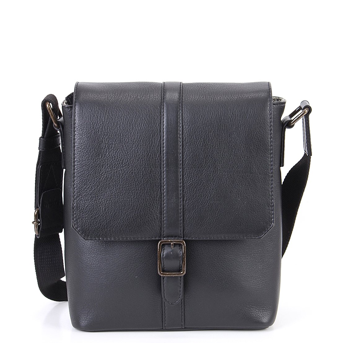 Genuine Leather Aiden Tablet Messenger Bag, by Zoomlite