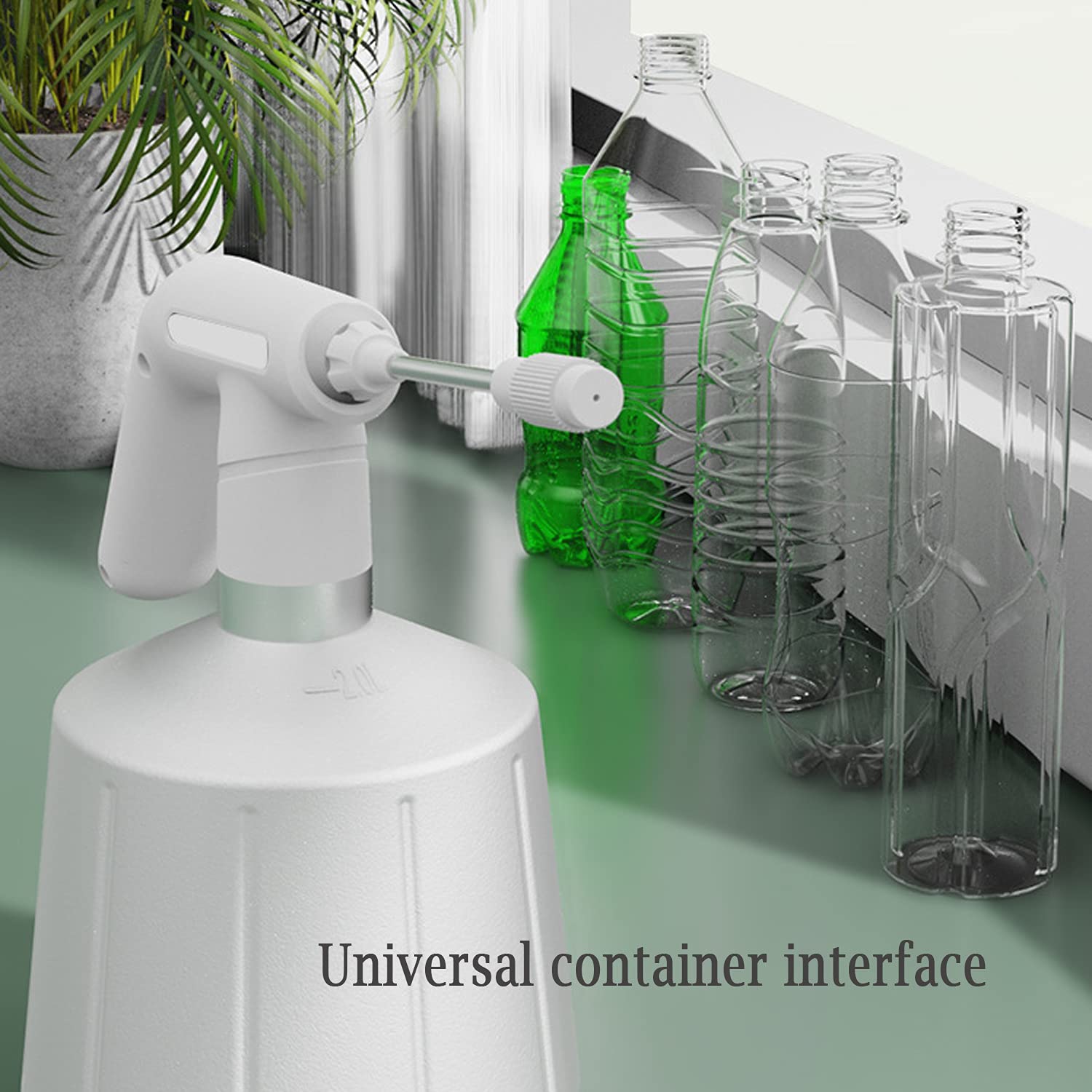 Desinfectante nebulizador, pistola desinfectante portátil inalámbrica con pantalla táctil recargable, ideal para uso doméstico, oficina y escuela, 2000 ml