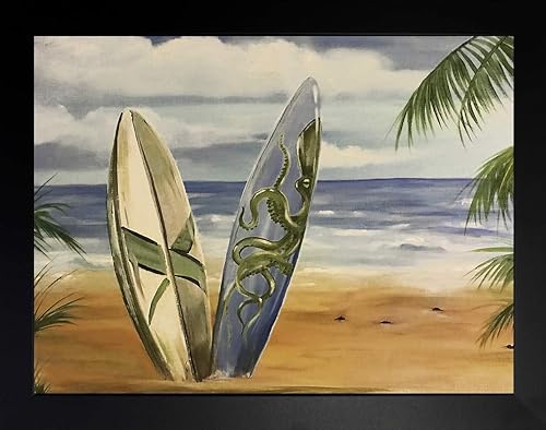 Buyartforless IF EDC425 24x18 1.25 Lienzo decorativo para pared, 26.5x20.5, color azul