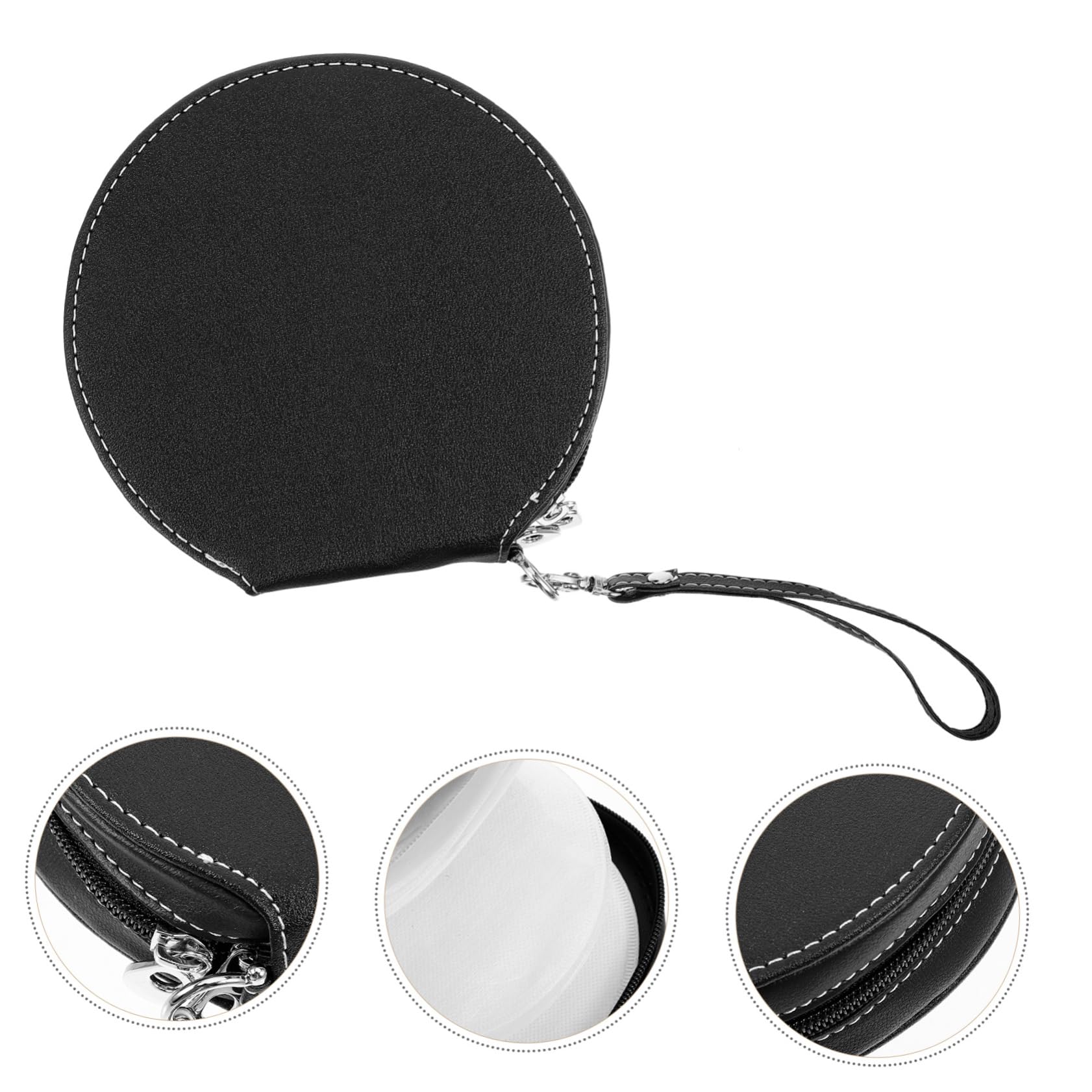 iplusmile 4pezzi Custodia CD Portatile per Auto Organizzatore Dischi da capacità Design Sottile e Compatto Protezione Eccellente da Polvere e Graffi Facilita Accesso Ai Tuoi CD Preferiti