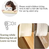 Vista 5 de M2cbridge Cobertura multifuncional para bordes y esquinas, protector de seguridad para bebés, DIY (Rosa 4 m)