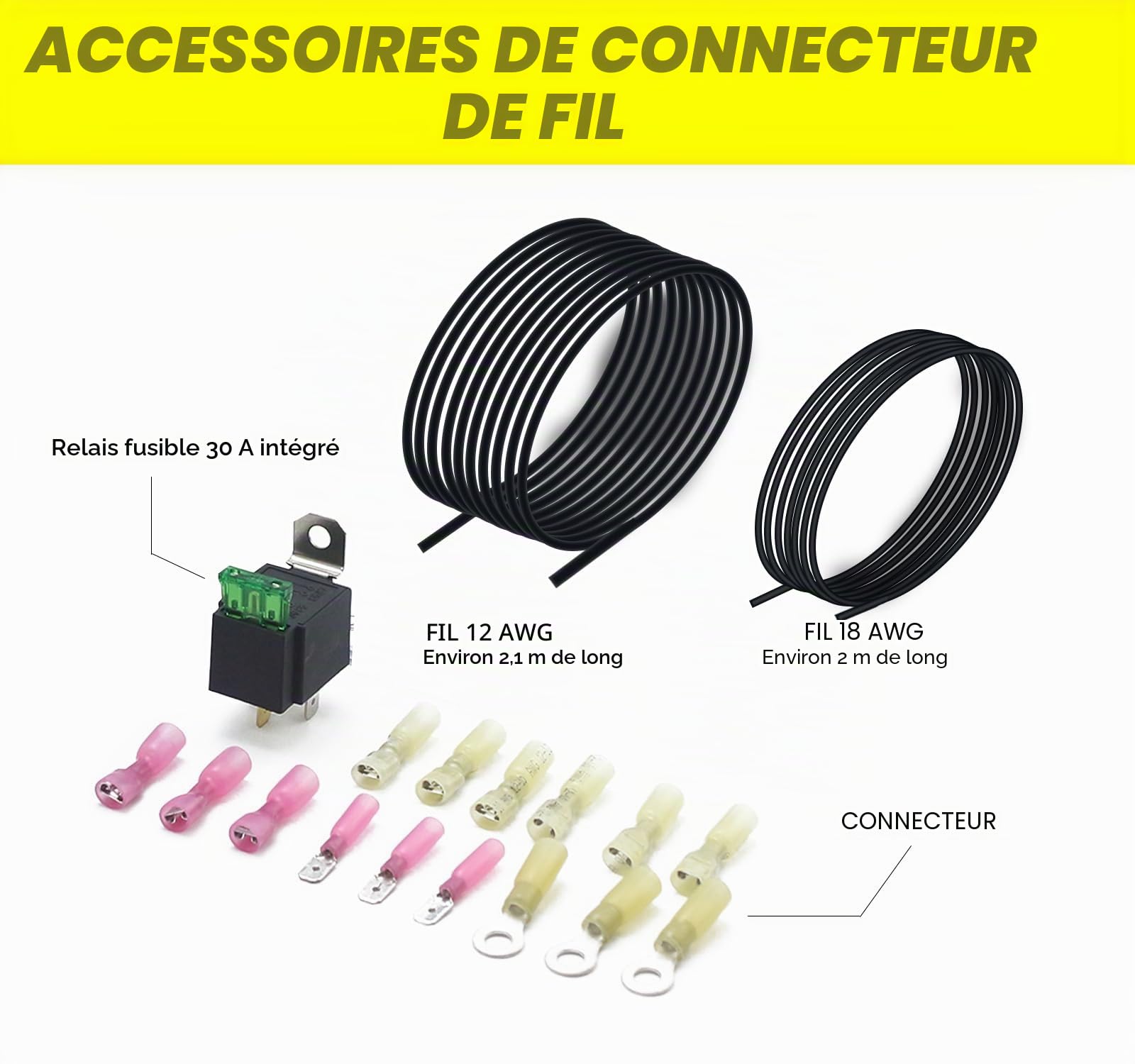 GAMPRO Klaxon de camion, 12 V 150 dB, double trompette, chrome zinc, avec compresseur, pour tous les véhicules 12 V, camions, trains, bateaux, voitures et camionnettes (blanc)