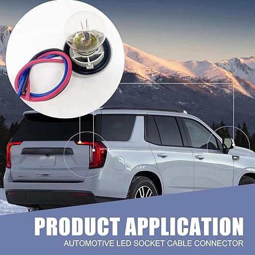 Miniatura 6 de 2 conectores LED de enchufe para automóvil, alambre de cobre puro 18# 1157 180, accesorios de modificación de automóvil, adecuados para la mayoría