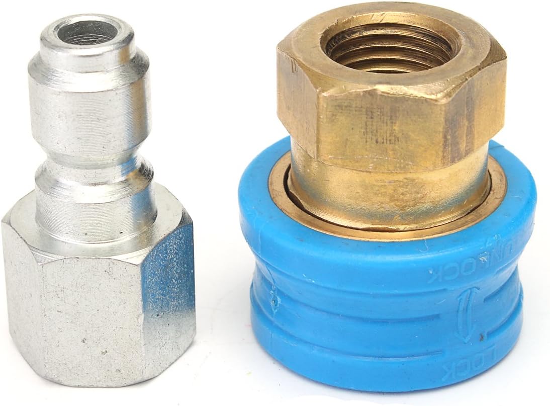 MiguCo Quick Release Compact 1/4F Pressure Washer Couplings : Patio, Lawn & Garden