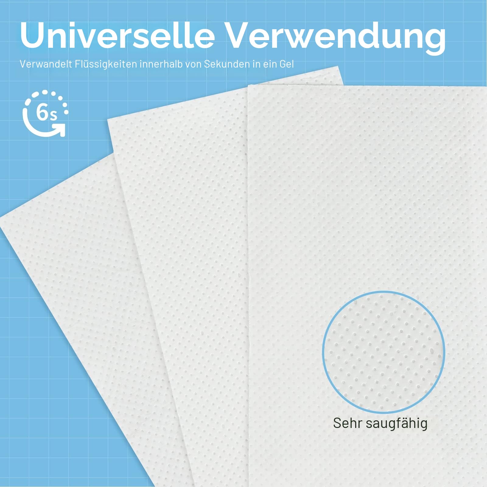 40 Stück Super Saugfähige Einweg-Müllbeutel für Toilettenstuhl, tragbare Toilettenbeutel, Camping-Toilettenbeutel Universal