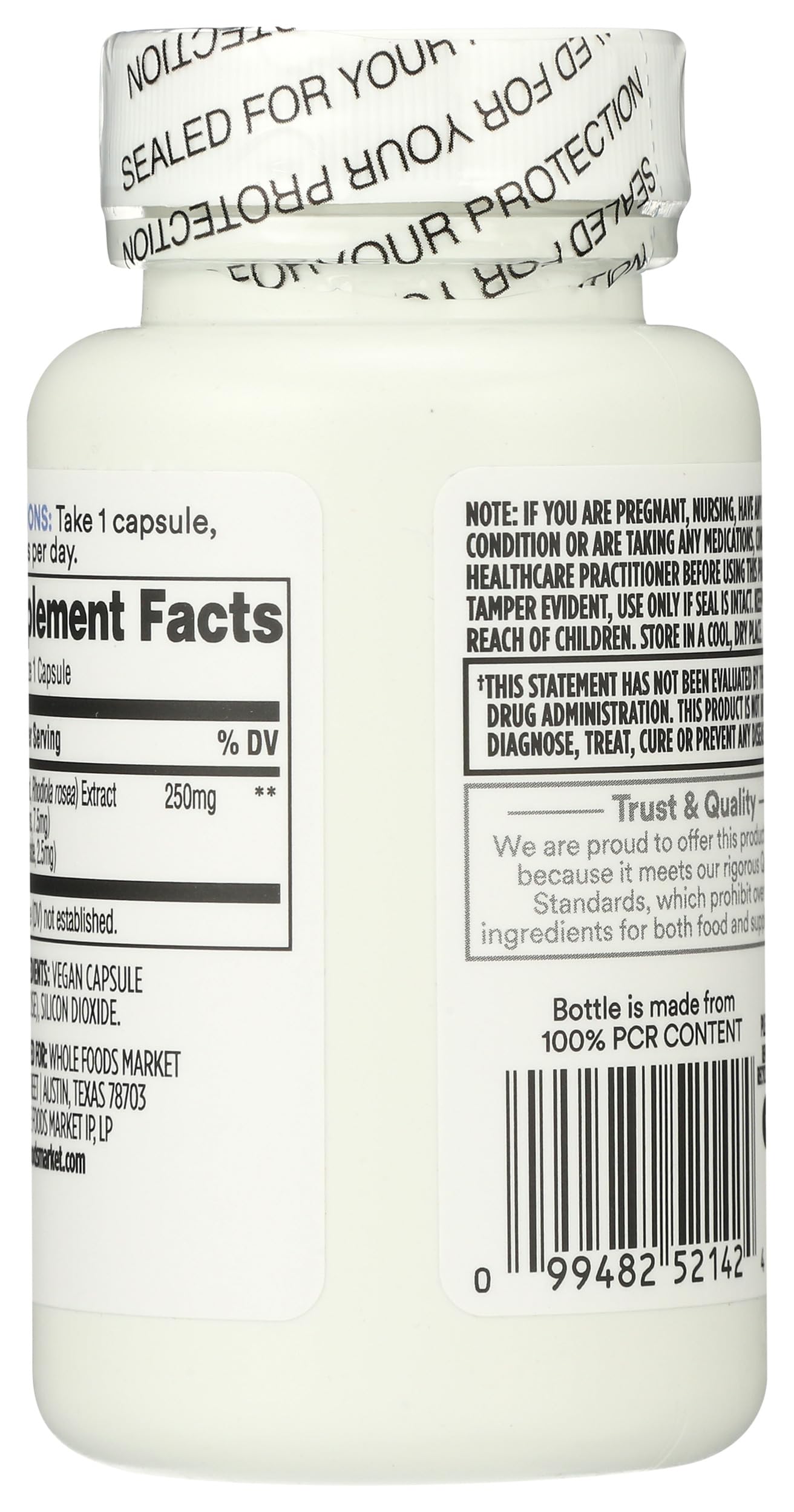 365 by Whole Foods Market, Rhodiola, 60 Count — Amazon image 2