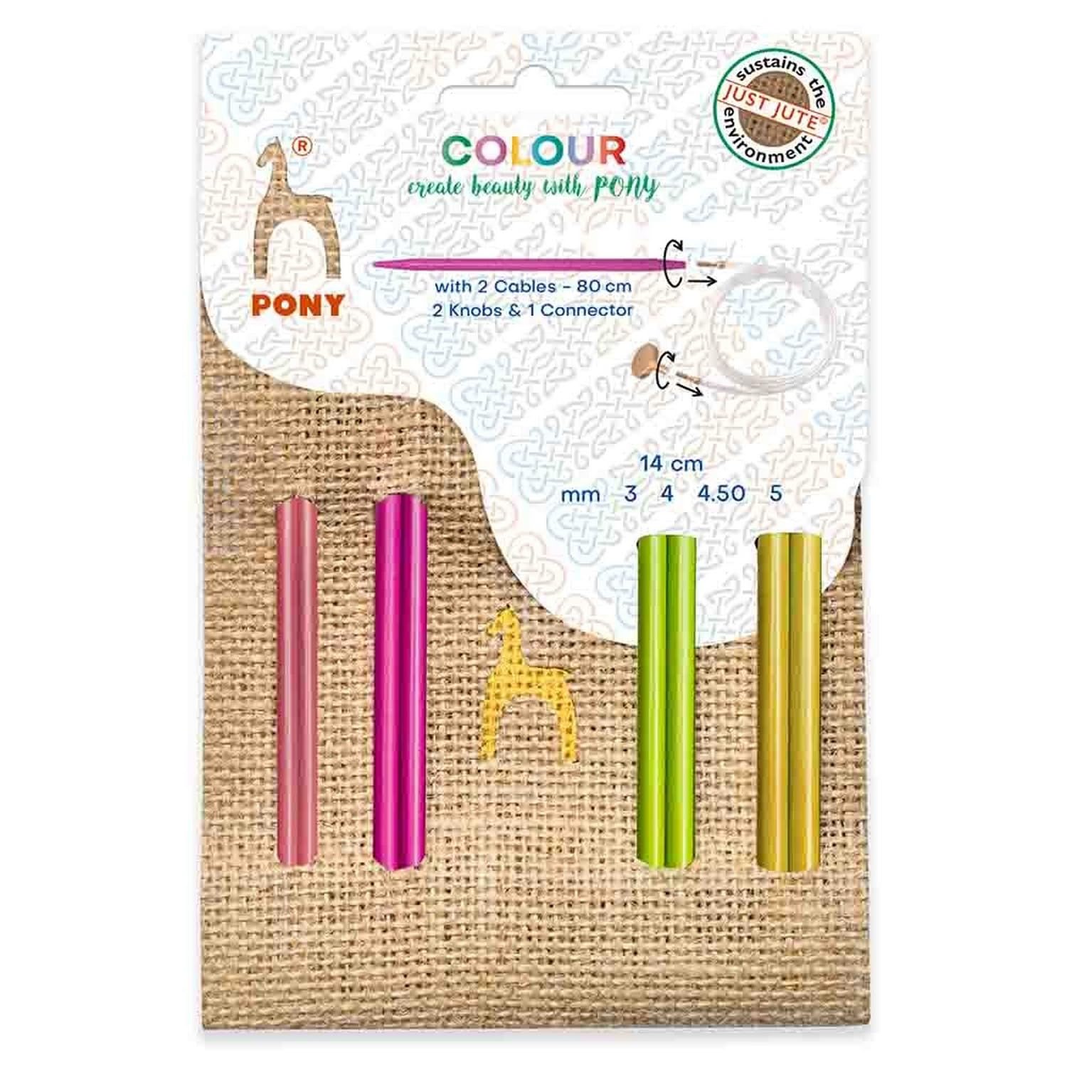 Set Di Puntali Intercambiabili Just Jute Da 14Cm - 1Pc-image