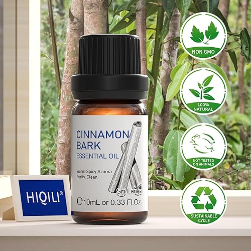 Miniatura 8 de HIQILI - Aceite esencial de canela, puro, natural y orgánico de grado terapéutico para difusor, masaje-10ml