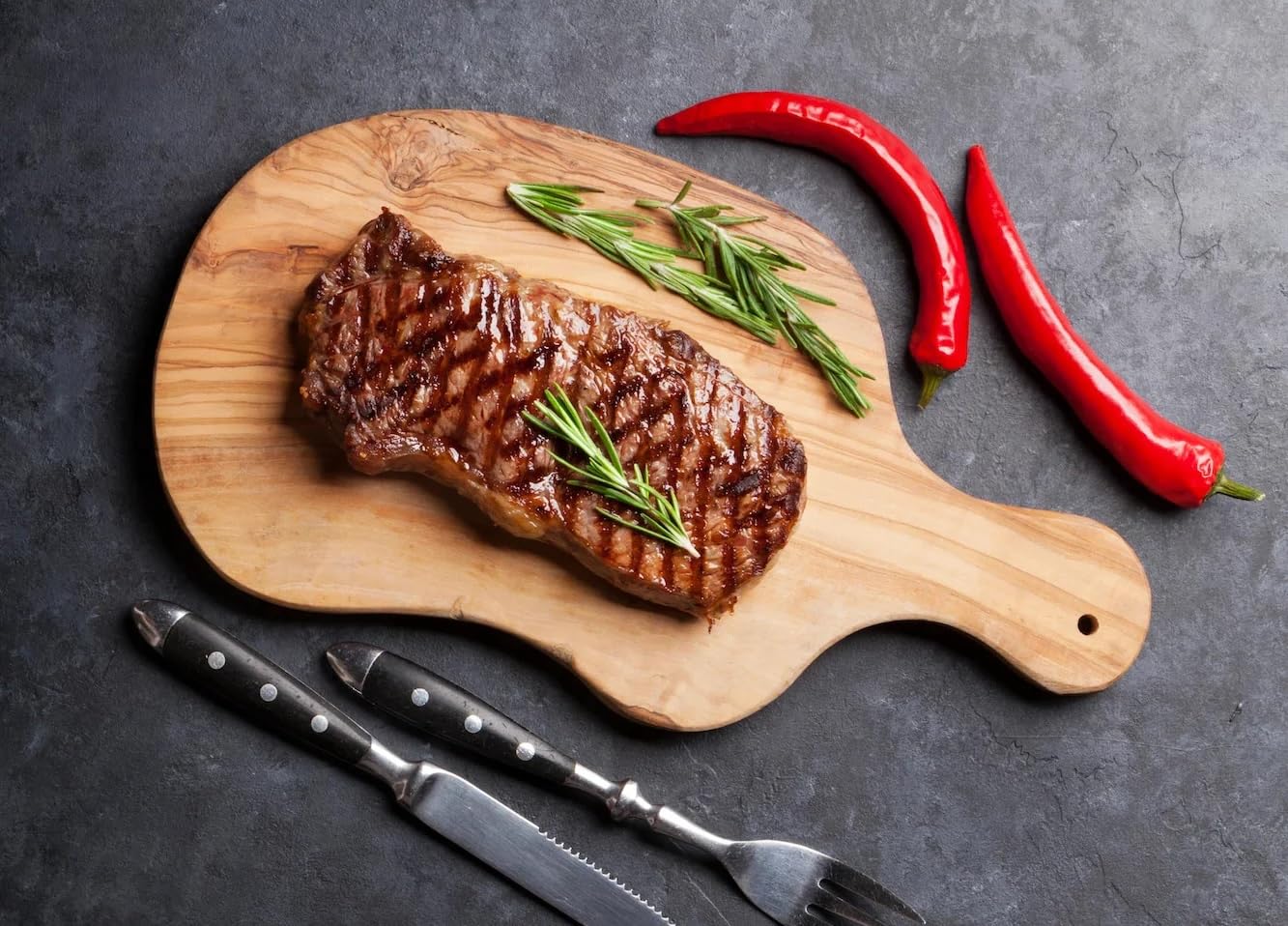 New York Steak & Seafood USDA Prime Variety Box - Two 10oz NY Strips, Two 11oz Ribeye Steaks, Two 7oz Top Sirloin Steaks, Two 6oz Filet Mignon, Four 5oz Sirloin Burgers