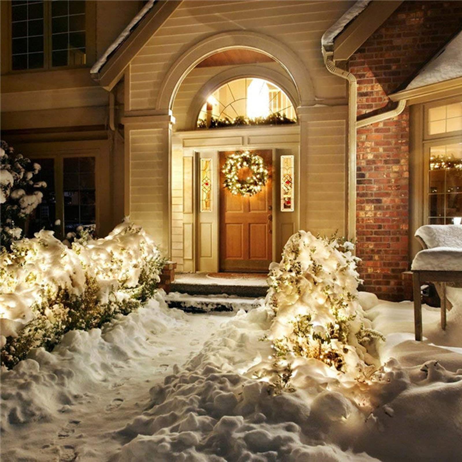 Luces de hadas de cadena LED, 33 pies, 100 LED, operados con el temporizador de control remoto Twinkle String Lights, alimentado por USB, Apto para interior y exterior.