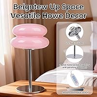 Vista 5 de Bedroom Mushroom lamp, Medieval Modern Bedside Table lamp, dimmable Retro Egg Tart Headlight, Unique Home Mushroom Decoration Aesthetic Lovely
