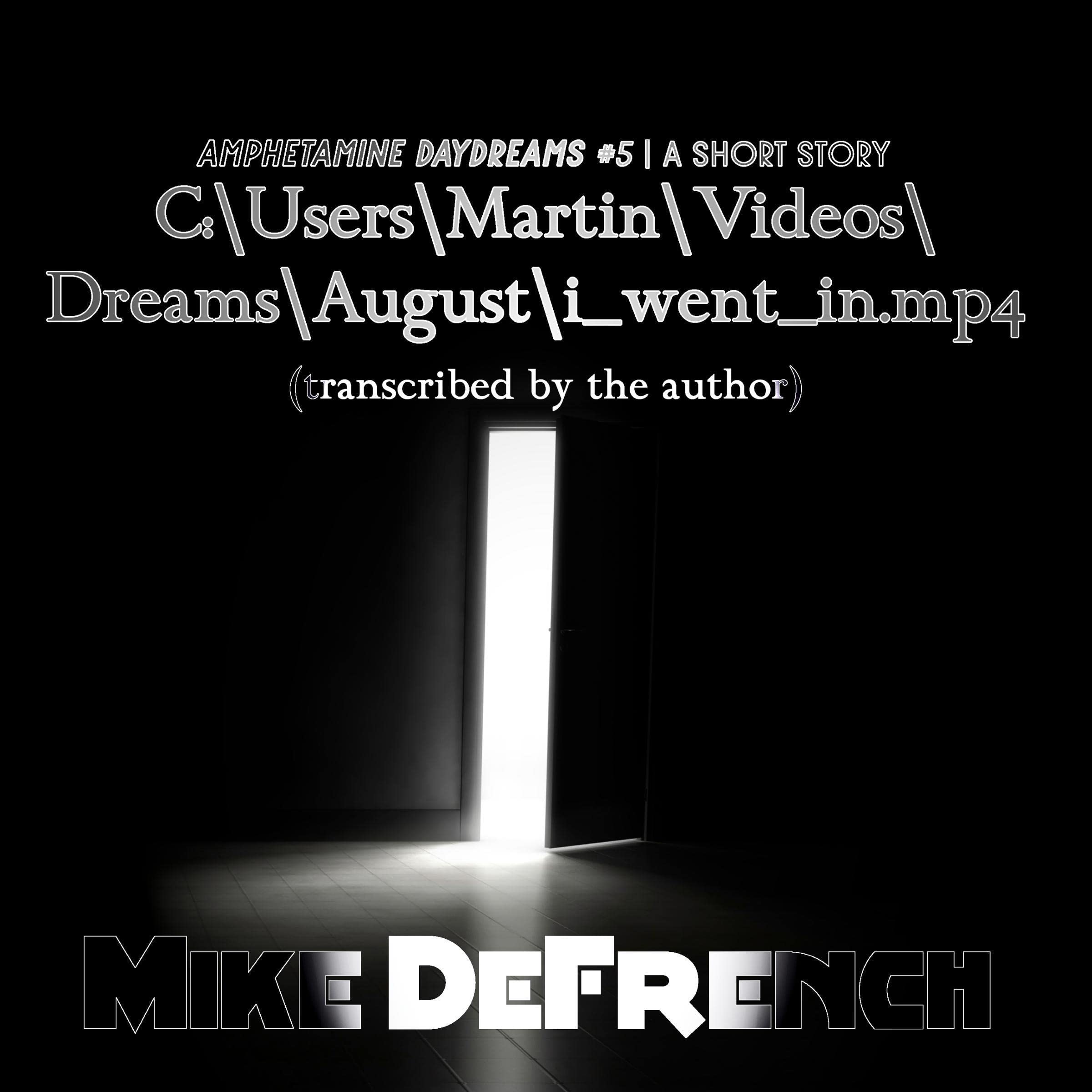 C:/Users/Martin/Videos/Dreams/August/I_Went_In.Mp4 (Transcribed by the Author)