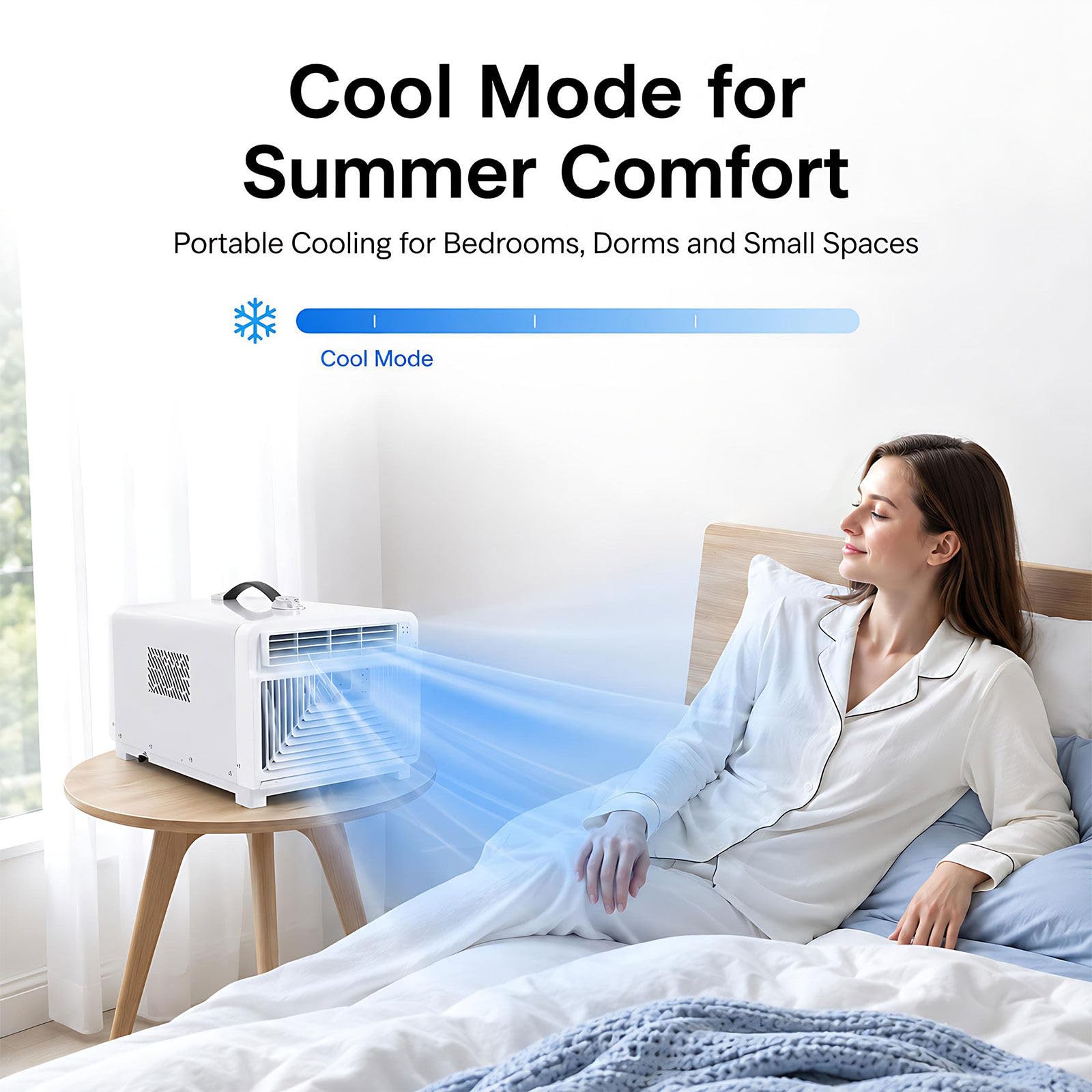 Mobilny 3000BTU Klimatyzator Wewnątrz Na Zewnątrz Namiot 220V