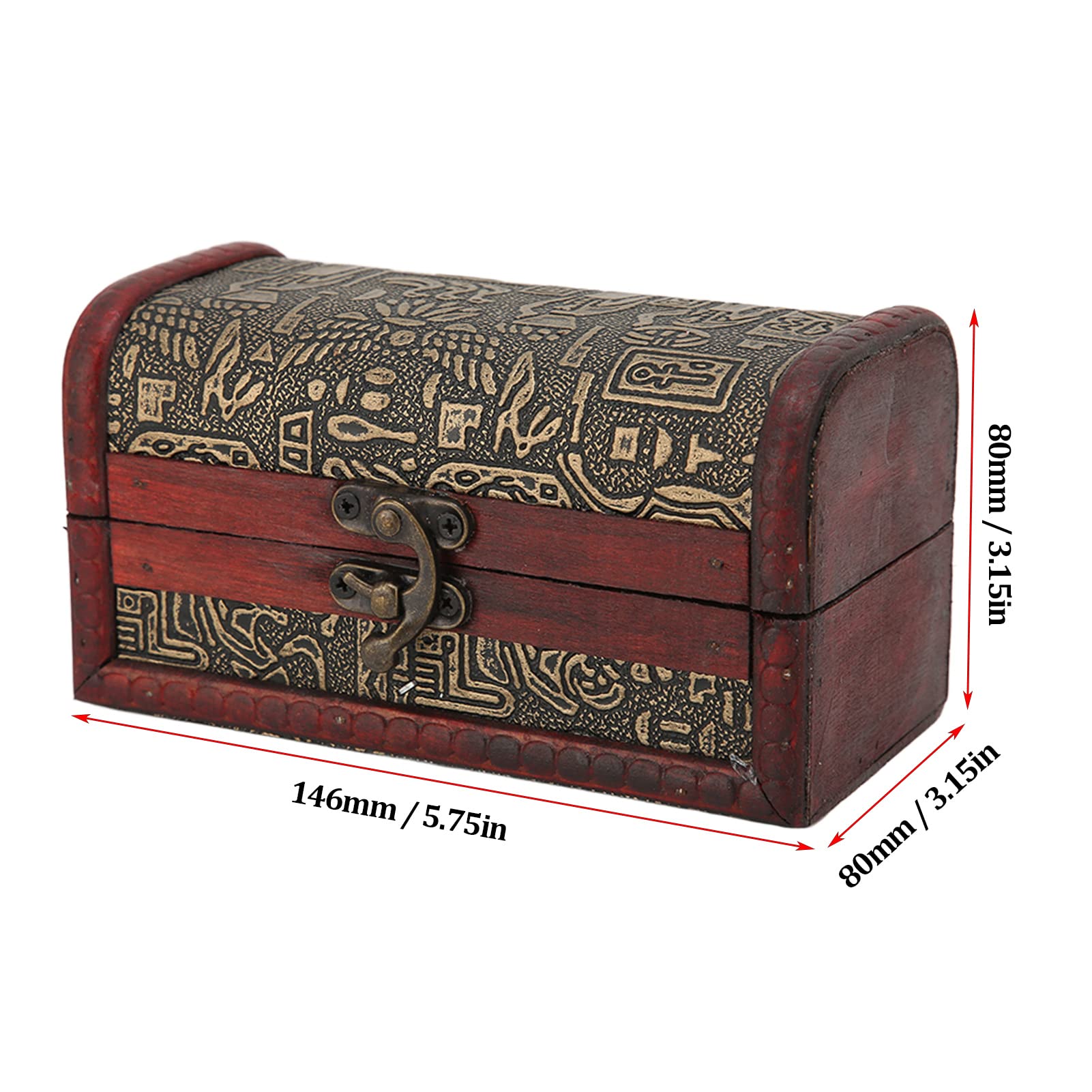 Pudełko do przechowywania biżuterii, przenośne etui na biżuterię w stylu retro dla kobiet, wykwintny organizer na naszyjniki, kolczyki i bransoletki, idealny prezent dla miłośników biżuterii