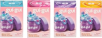 GUI GUI Slime Kit - Scented Slime 1 Pack - 5 Step DIY Process to Customize Your Ultimate Slime Glow-Up, Resealable and Reusable Container, ASMR Experience, 13 to Collect Across Season 1 - Styles Vary