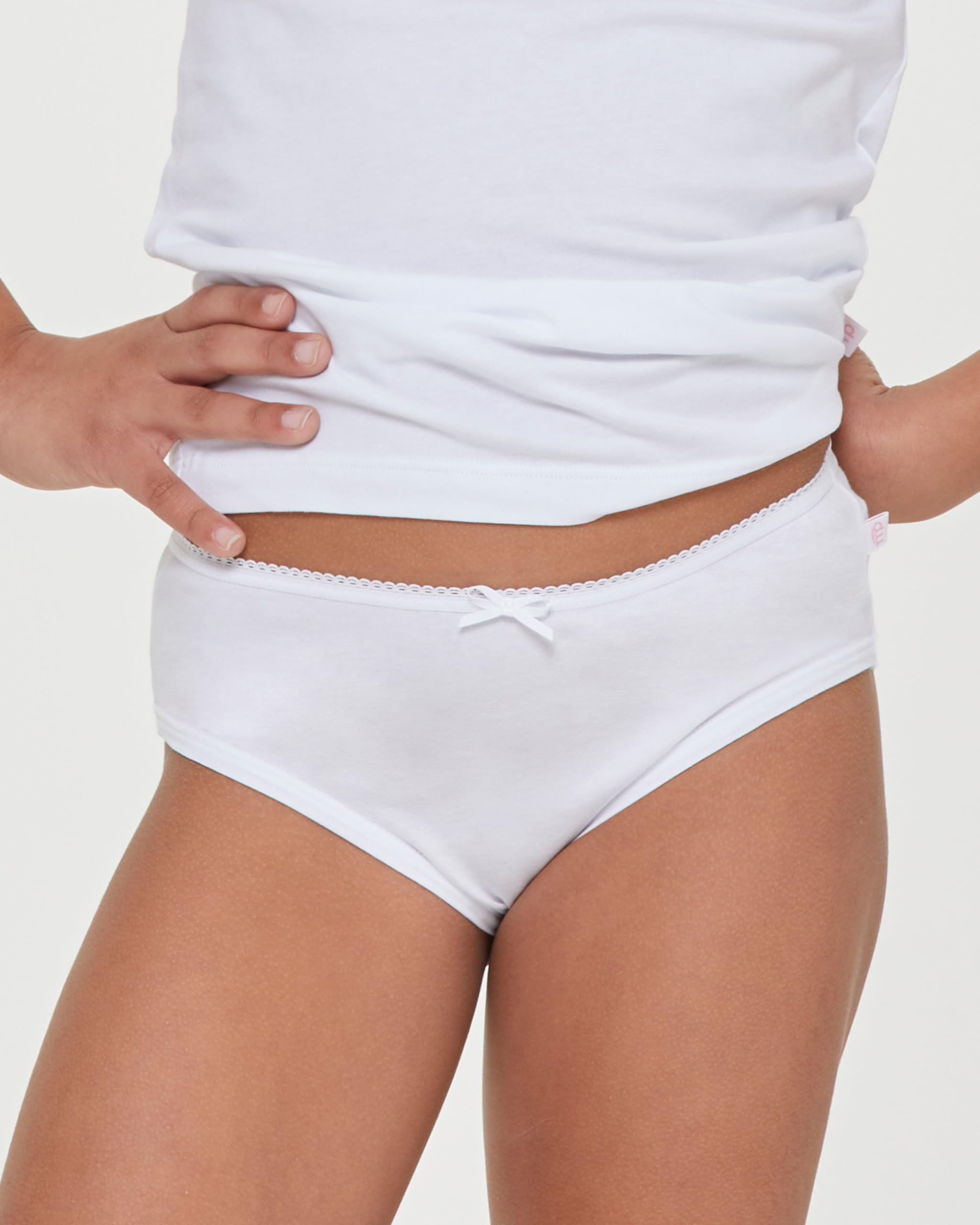POMPEA Slip Girl Ropa Interior Niñas (Pack de 6)