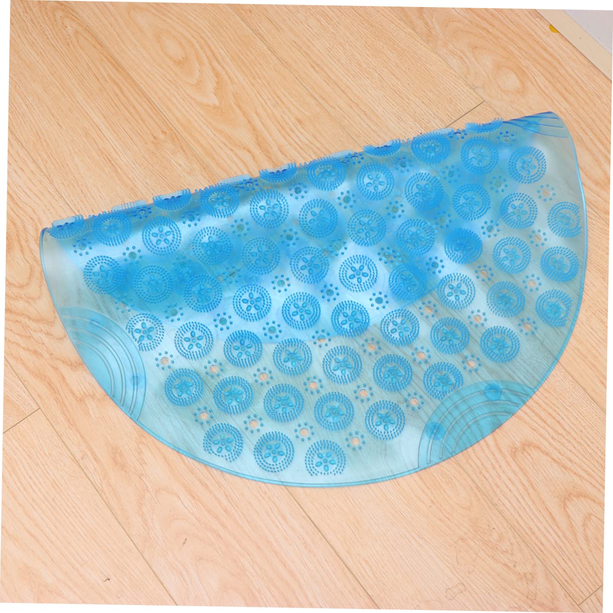 IMIKEYA Tappeti in PVC Tappeto Antiscivolo Tappetino Da Bagno Lavabile in Macchina Tappeto Rotondo Tappetino Di Presa per Vasca Tovaglia Casa Portapenne In Vimini Non Blu
