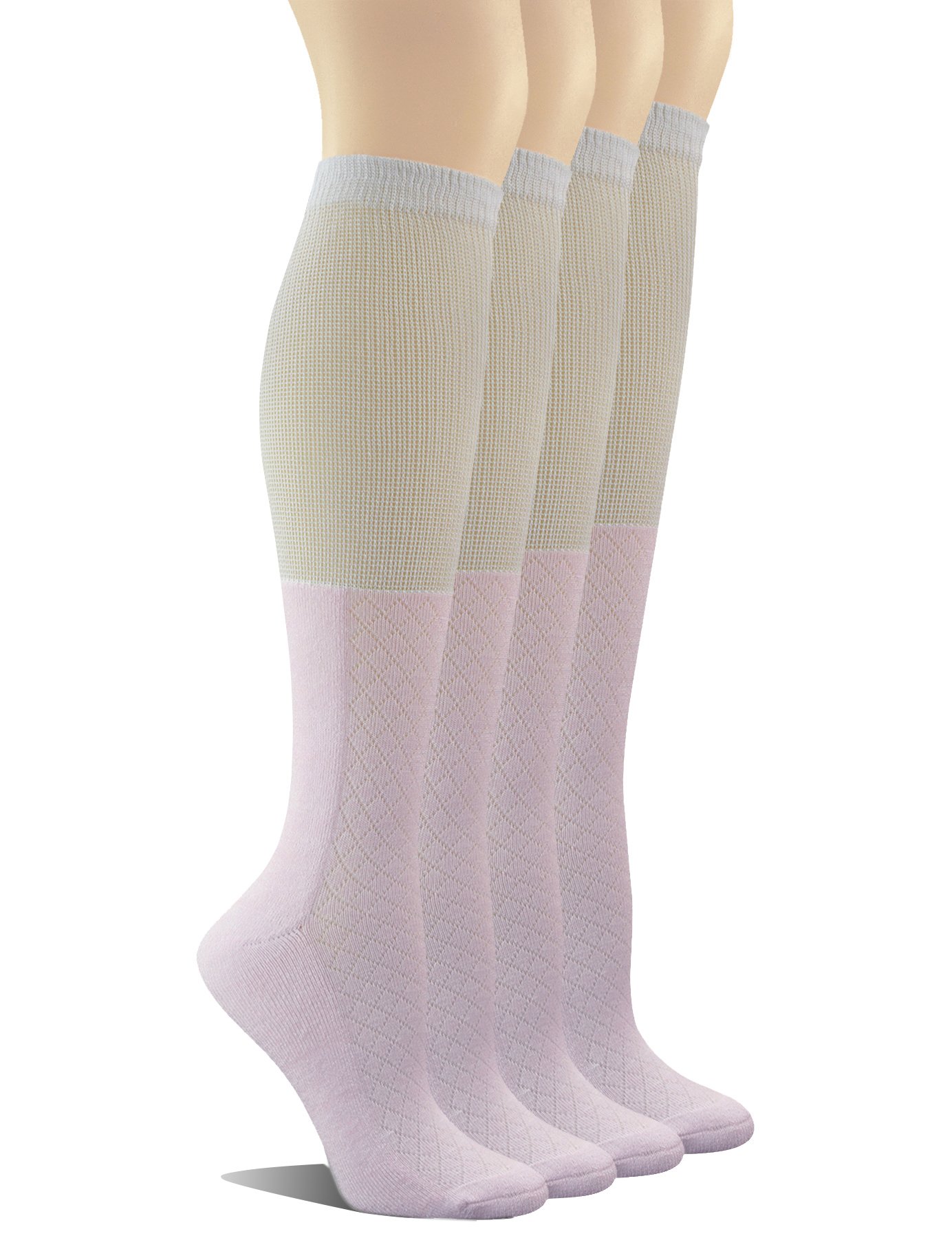 Yomandamor Women's Non-Binding Knee-Hi Boot Socks