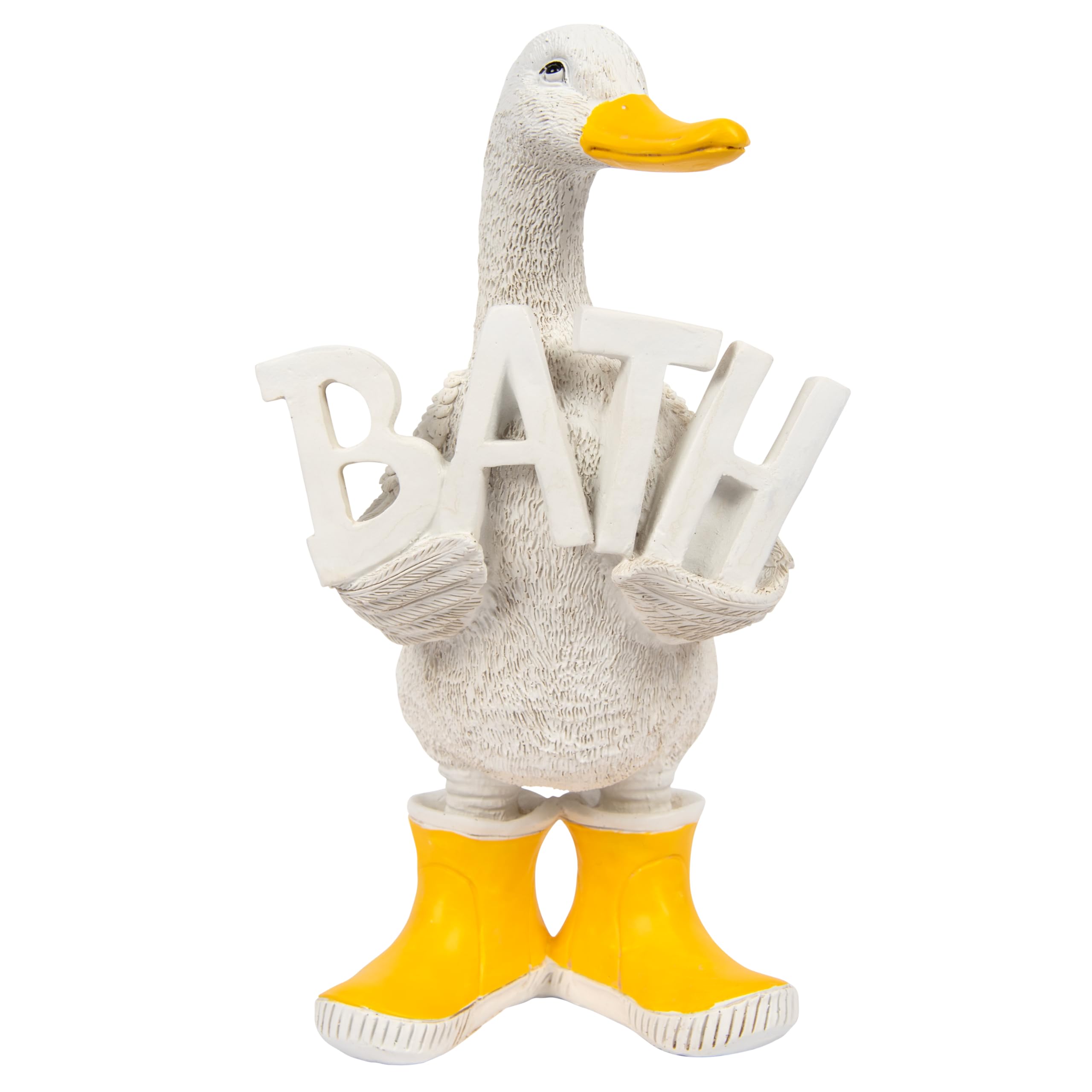 The Leonardo Collection Quackers Duck Bath Figurine For Home & Office | Home Decor Ornaments Gift For Women & Men | Beautiful Figurine For Indoor & Outdoor | Living Room Decor Ornaments