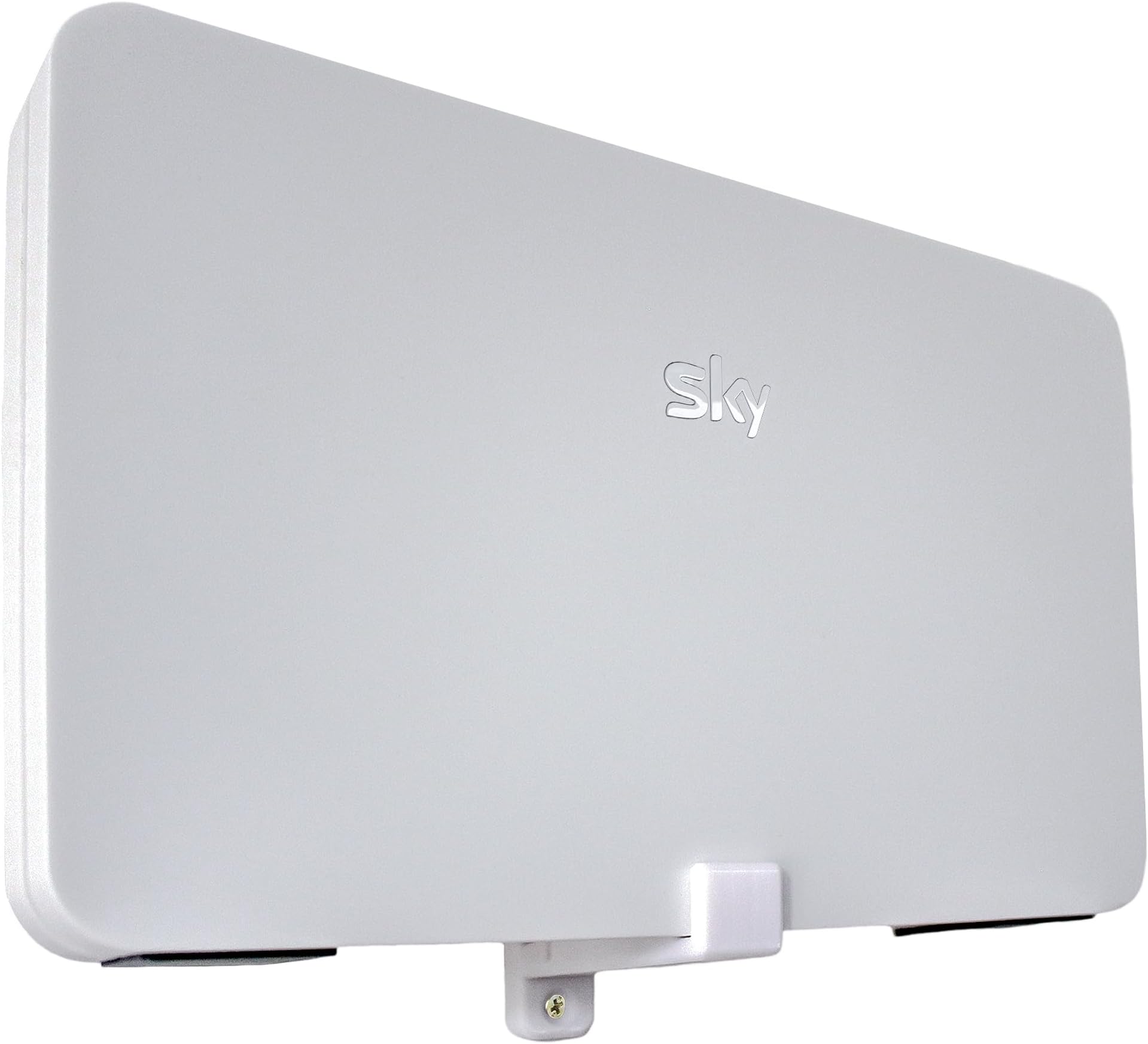Wall Mount for Sky Wifi Max Hub, SR213 SR213A SR203 Broadband Router Bracket, Easy to Install, White, Complete with Screws and Fixings