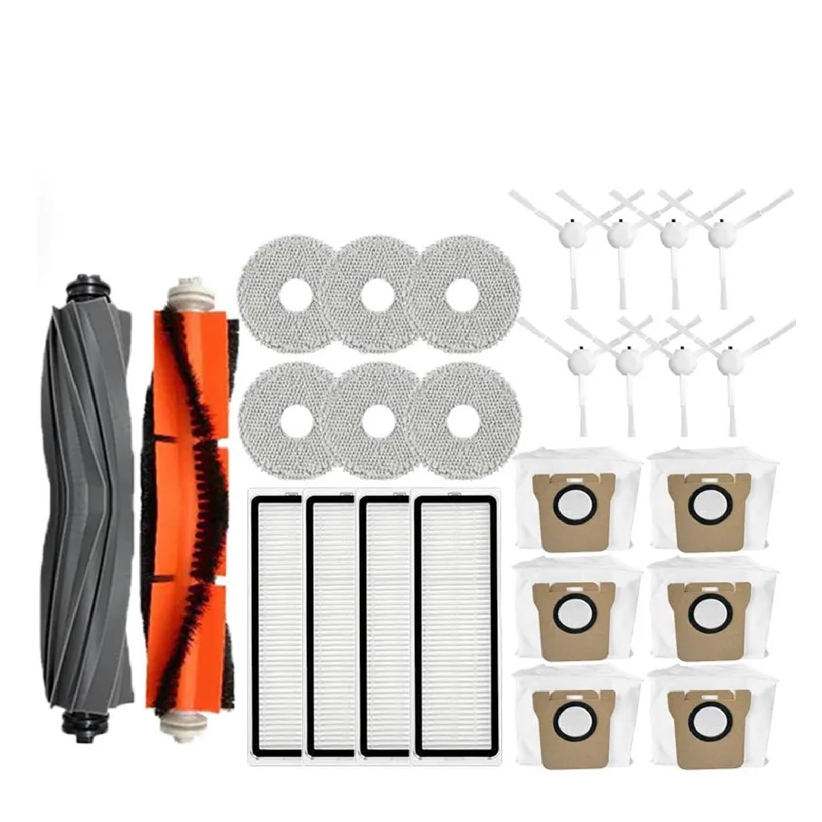Compatibile con Dreame, L10s Ultra / L10S Pro Robot Aspirapolvere Accessori Sacchetti Aspirapolvere Filtro Mop per Aspirapolvere (2PCS-B)