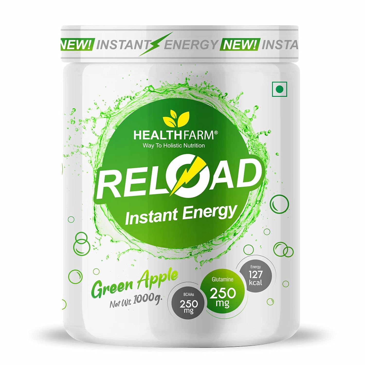 Healthfarm Nutrition Elite Series Reload Instant Energy Drink with