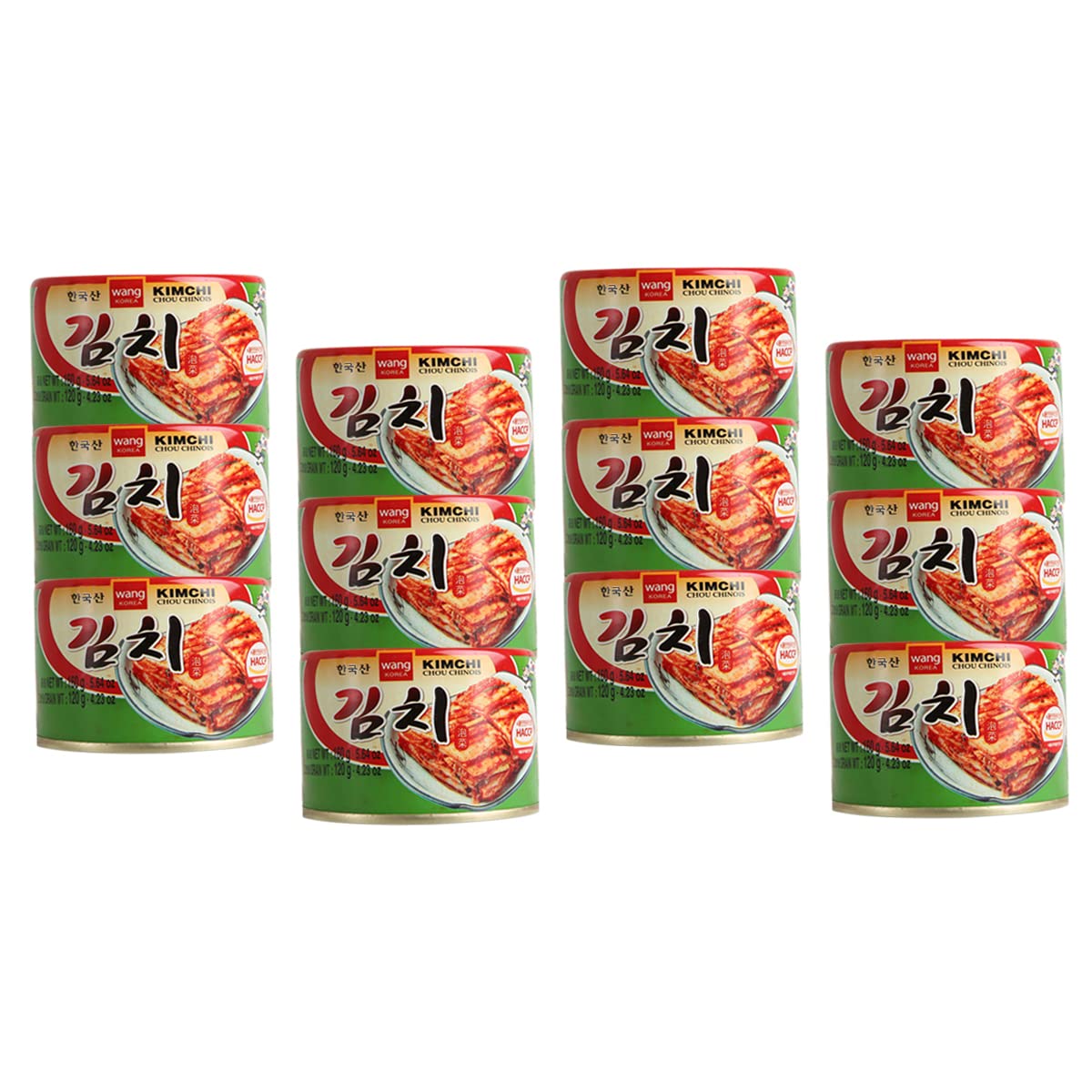 Wang Korean Canned Kimchi, 5.64 Ounce, Pack of 12