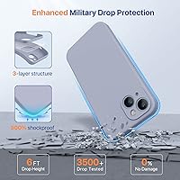 Vista 1050 de Miracase Funda diseñada para iPhone 13 Pro Max con protector de pantalla, [forro de microfibra suave antiarañazos], funda protectora de silicona