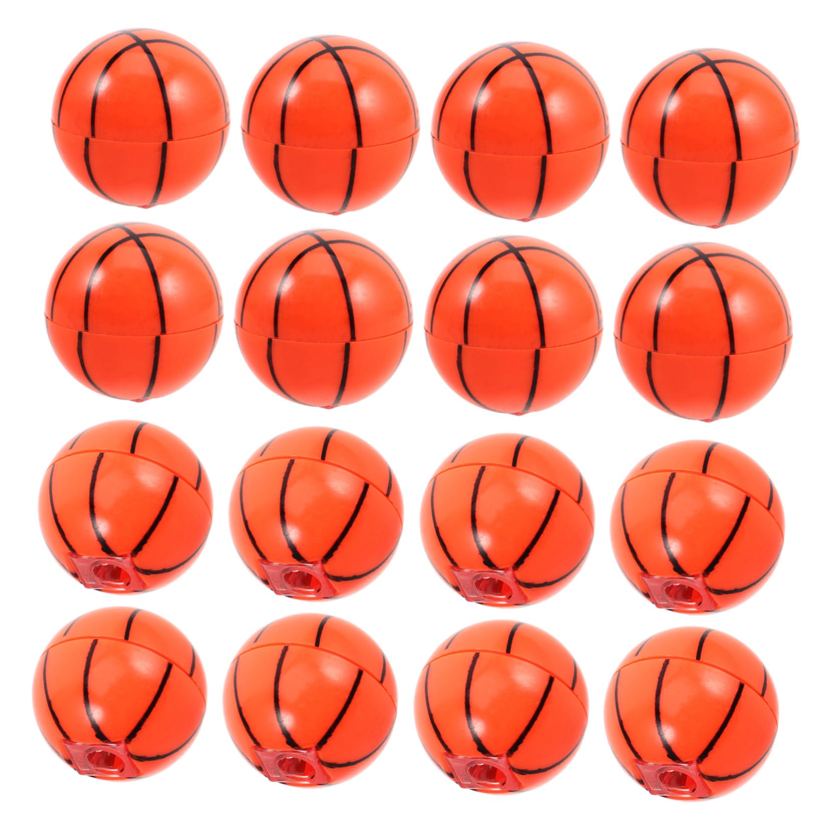 UKCOCO 20Pcs Basketball Pencil Sharpeners Portable Manual Single Hole Design Efficient Handheld Sharpeners for Students Office Supplies Lightweight Durable Construction
