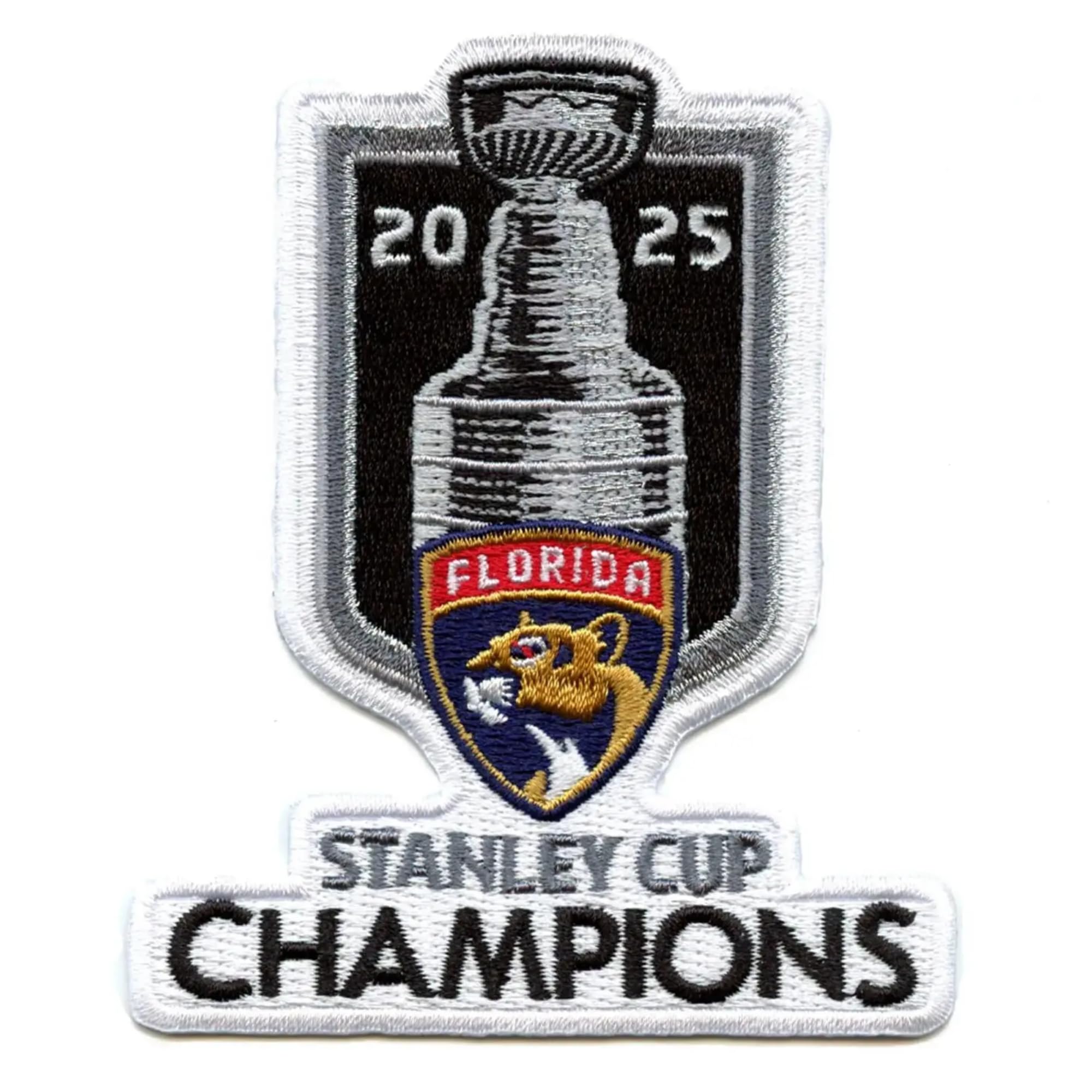 2025 Stanley Cup Final Champions Florida Team Panthers Hockey Embroidered Jersey Patch