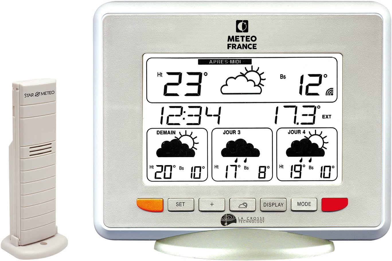 La Crosse Technology Star WD9530ITWHI-BLI Weather Station White