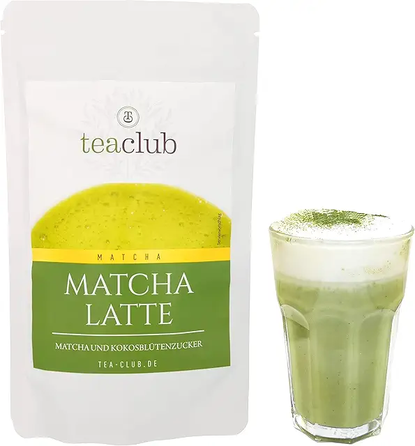 Matcha Latte Mix con 20% Té Matcha y Azúcar de Coco 200g - Vegano Sin Gluten