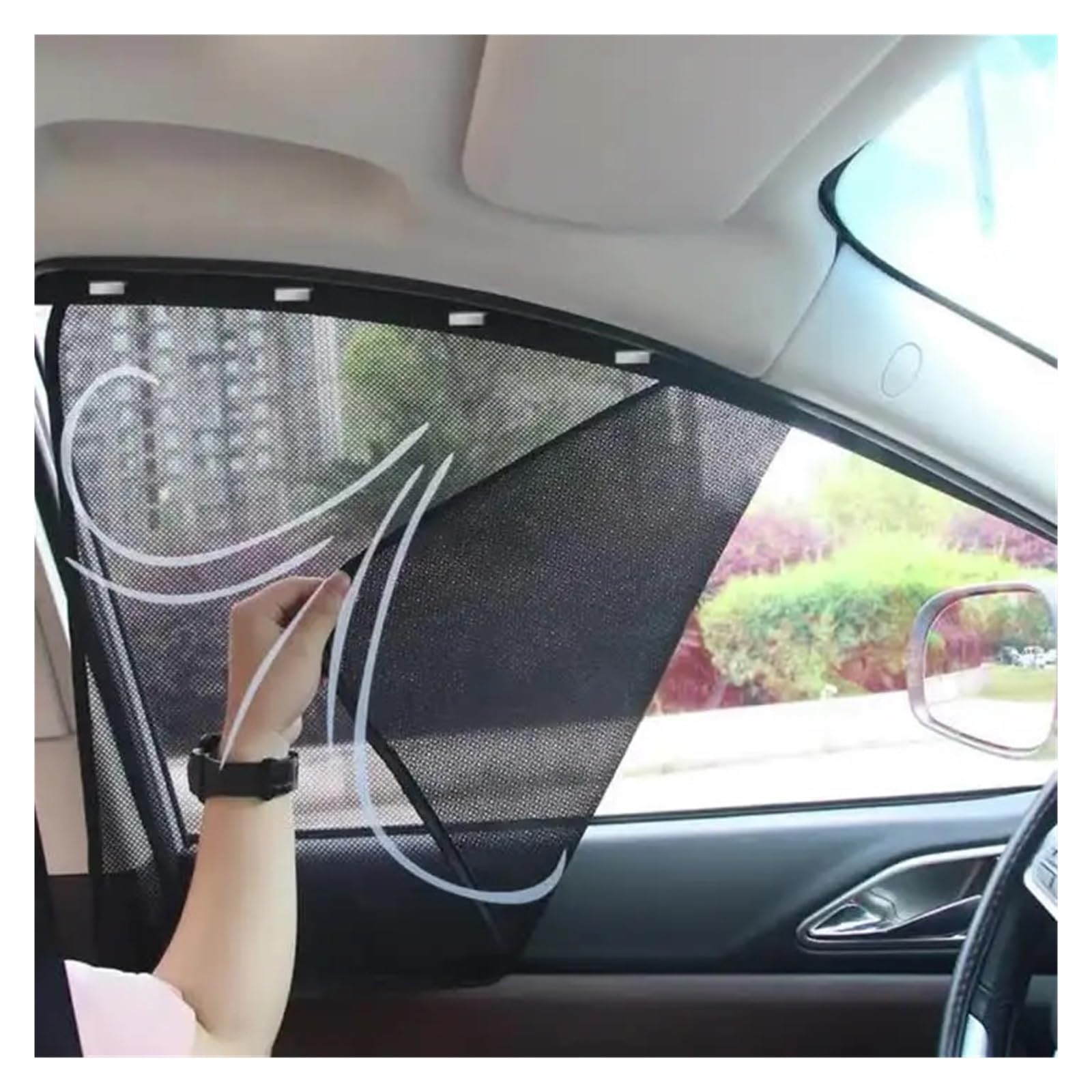 Coche Parasol Lateral Protección Cortina Ventana Coche Universal