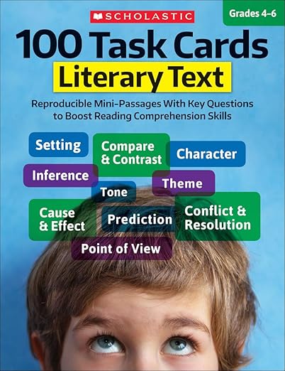 Amazon.com: 100 Task Cards: Literary Text: Reproducible Mini-Passages ...