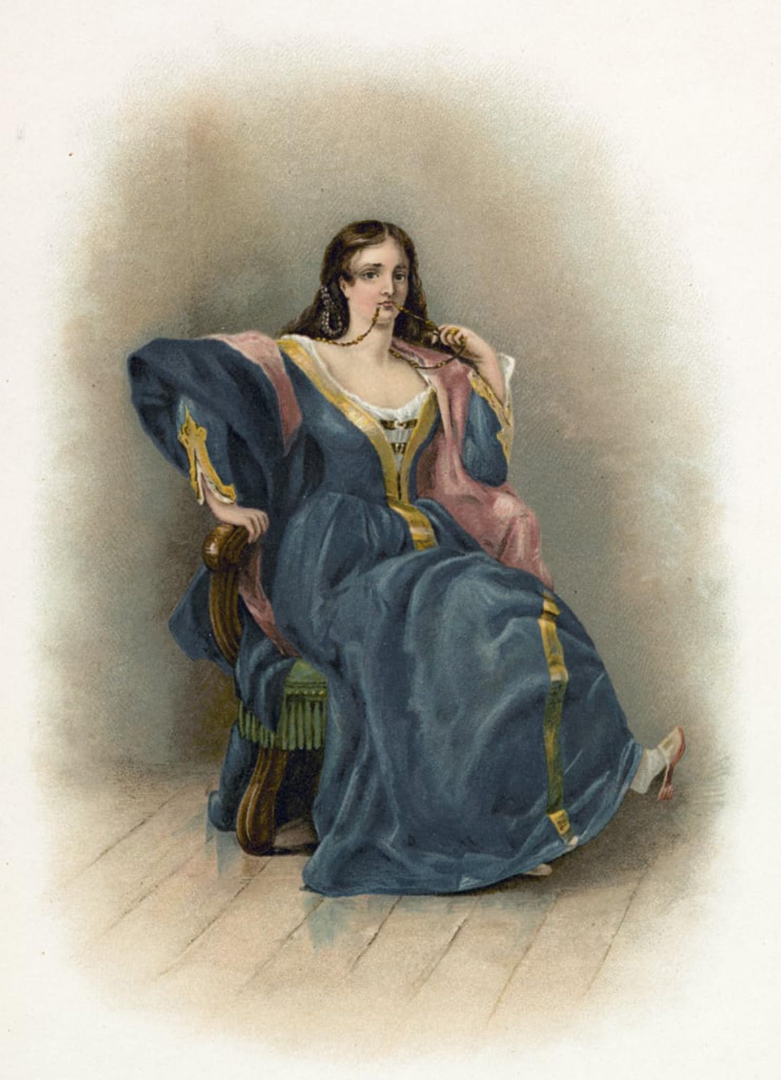 POSTERIIk Famous Modern Artwork Art Mural Katharina From the Taming of the Shrew by Charles Robert Leslie Oil Paintings Pictures for Home Decor 60x90cm